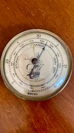 Antieke barometer met schip, Ophalen of Verzenden, Gebruikt