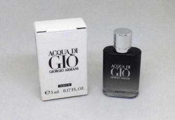 Parfum miniatuur Acqua di Gio PARFUM 5 ml parfum Armani beschikbaar voor biedingen