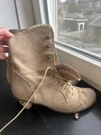 Rehab Suède Enkellaarsjes Beige Maat 40, Beige, Rehab, Lage of Enkellaarzen, Ophalen of Verzenden