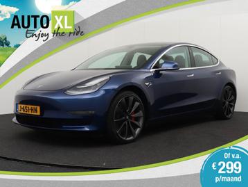 Tesla Model 3 Performance AWD 75 kWh Autopilot Pano-dak Stoe beschikbaar voor biedingen