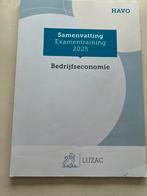 Luzac Samenvatting Bedrijfseconomie HAVO 2025Examentraining, Vakgebied of Industrie, Ophalen of Verzenden, Zo goed als nieuw, Luzac