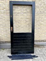 Hardhouten buitendeur, Doe-het-zelf en Verbouw, Deuren en Horren, Ophalen, Gebruikt, 80 tot 100 cm, Buitendeur