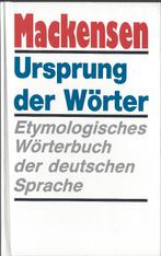 ETYMOLOGISCHES WÖRTERBUCH der deutschen Sprache- Mackensen, Nieuw, Ophalen of Verzenden, WO, Alpha