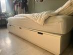 Ikea NORDLI bed 140x200, Huis en Inrichting, Slaapkamer | Bedden, Ophalen, Wit, Tweepersoons, 140 cm