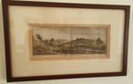 Ingelijste prent van Oosterbeek, Antiek en Kunst, Ophalen of Verzenden