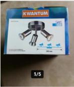 Plafond lamp 3 spotjes RVS nieuw, Ophalen of Verzenden, Nieuw, Metaal of Aluminium, Plafondspot of Wandspot