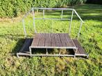 Groot Bordes chalet caravantrap stacaravan opstap, Ophalen, Gebruikt