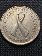 1/4 Balboa munt uit 2008 Panama, Ophalen of Verzenden, Midden-Amerika