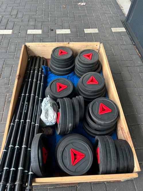 Reebok bodypump pump set afvallen gewichten halterstang, Sport en Fitness, Fitnessmaterialen, Zo goed als nieuw, Ophalen