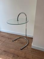 Glazen bijzettafel ikea Ry, Huis en Inrichting, Tafels | Bijzettafels, Minder dan 55 cm, Gebruikt, Rond, Glas