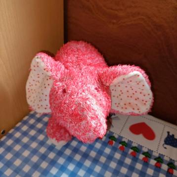 Happy Horse roze olifant knuffel Pink Erin met muziekdoosje beschikbaar voor biedingen