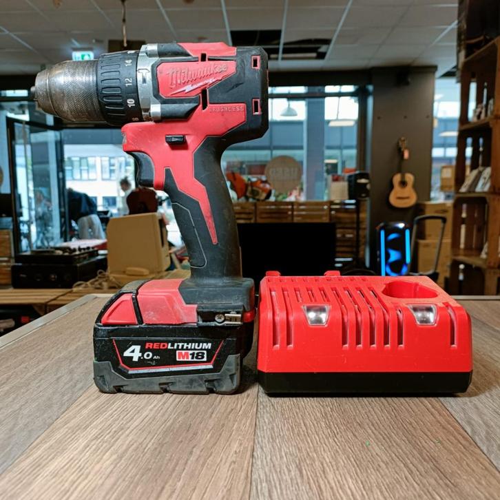 Milwaukee M18 FPD2 Slagboormachine | Incl accu Met garantie, Doe-het-zelf en Verbouw, Gereedschap | Boormachines, Zo goed als nieuw