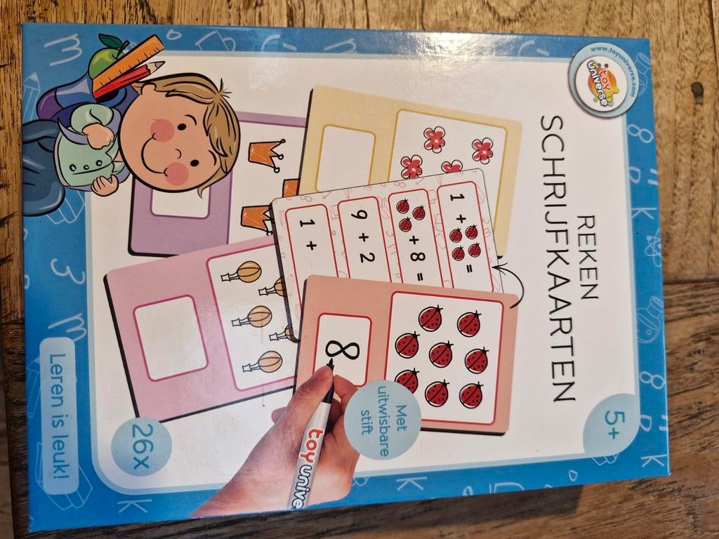 Toy Universe Reken Schrijfkaarten, Ophalen of Verzenden, Zo goed als nieuw, Rekenen