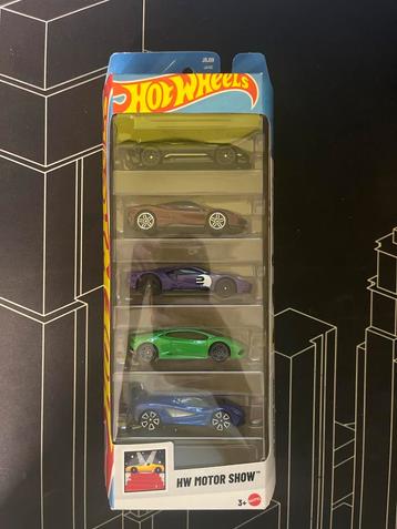 Hot Wheels 5-pack HW Motor Show - Ferrari! beschikbaar voor biedingen
