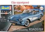 Revell 7037 CORVETTE ROADSTER (1958 USA) 1:25 modelbouw, Auto, Revell, Groter dan 1:32, Nieuw