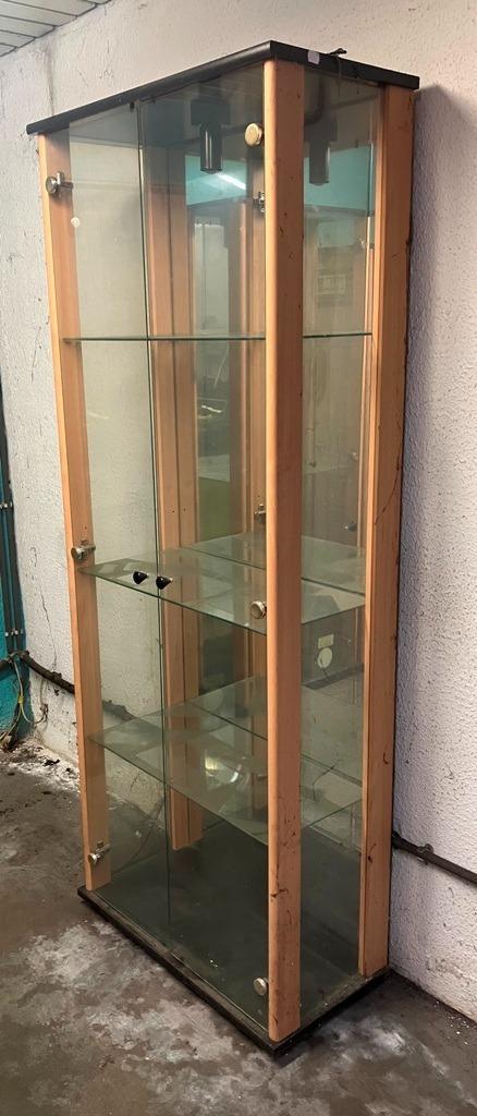 Vitrinekast 4 Vitrinekast met verlichting., Huis en Inrichting, Kasten | Vitrinekasten, Gebruikt, 150 tot 200 cm, 50 tot 100 cm