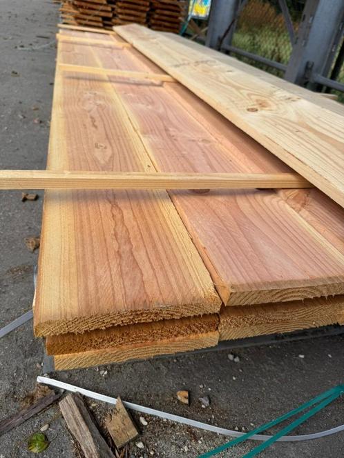 Douglas planken fijnbezaagd, Doe-het-zelf en Verbouw, Hout en Planken, Nieuw, Plank, Overige houtsoorten, 300 cm of meer, Minder dan 25 mm