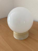 Compleet E27 fitting & glazen schroefbol van 18 cm, Huis en Inrichting, Lampen | Plafondlampen, Ophalen, Gebruikt, Glas