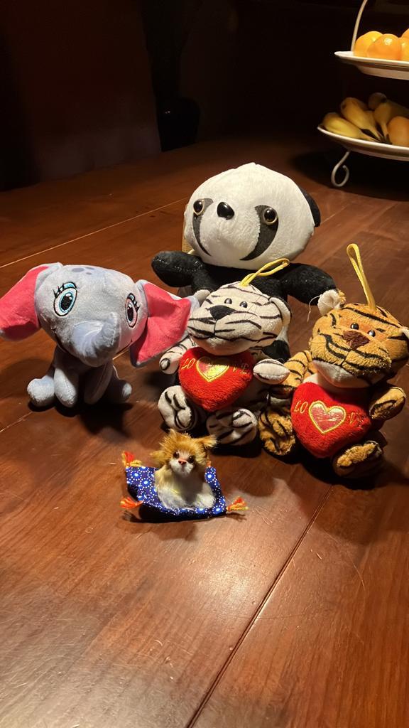 Restpartijtje zachte pluche beestjes - knuffels, Kinderen en Baby's, Speelgoed | Knuffels en Pluche, Nieuw, Overige typen, Ophalen of Verzenden