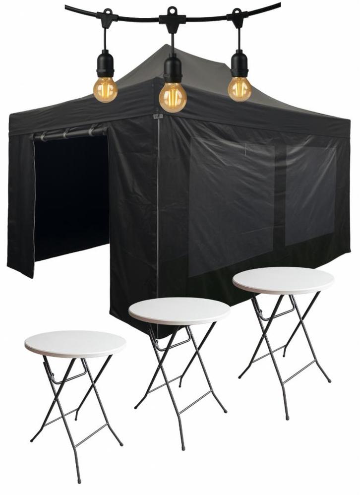 Te huur: Partytent Easy-up Comfortpakket 3x6 meter, Hobby en Vrije tijd, Feestartikelen | Verhuur, Zo goed als nieuw, Overige