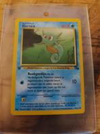 Horsea 1e Editie Fossil Pokemonkaart - Nieuwstaat!, Ophalen of Verzenden, Nieuw, Losse kaart