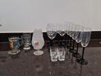 Glazen wijnglazen champagneglazen ice tea borrelglaasjes, Ophalen, Glas of Glazen, Overige stijlen, Glas