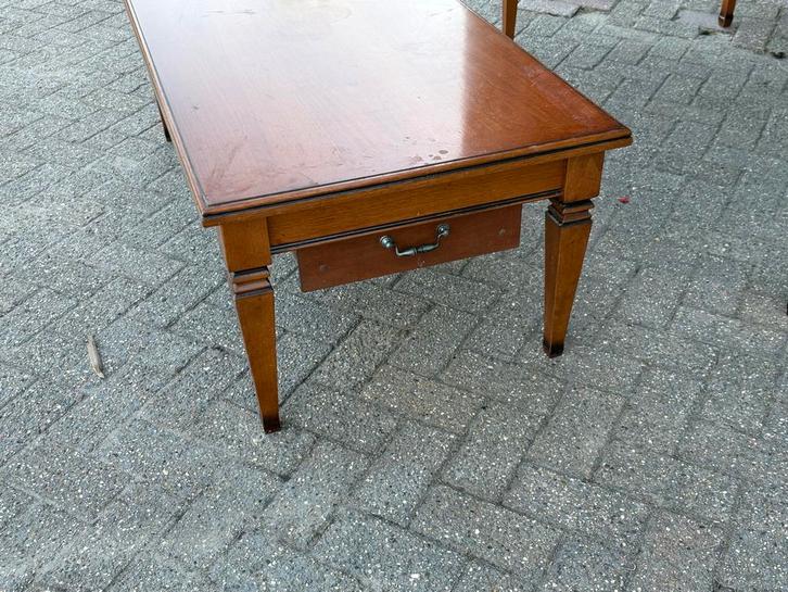 Houten Salontafel met Lade, Huis en Inrichting, Stoelen, Gebruikt, Ophalen