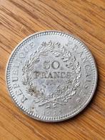 50 francs 1975 frankrijk zilver, Ophalen of Verzenden, Frankrijk, Zilver