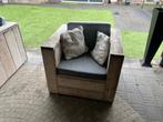 Tuinmeubel set, Tuin en Terras, Ophalen, 5 zitplaatsen, Gebruikt, Steigerhout