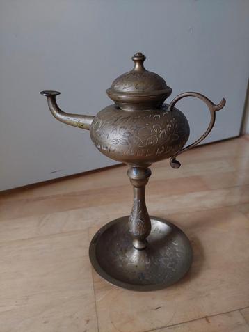 Vintage Aladin Lamp Koper/Messing olielamp snotneus beschikbaar voor biedingen