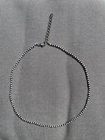 Rocailles choker ketting, Sieraden, Tassen en Uiterlijk, Overige materialen, Verstelbaar, Wit, Nieuw