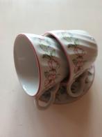 Wood & Sons Spring Fields Kopjes en Schotels (2), Gebruikt, Ophalen of Verzenden, Overige stijlen, Kop(pen) en/of Schotel(s)