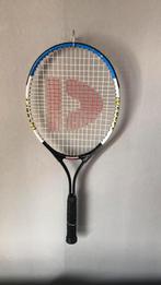 tennis racket van Donnay de gr court 69 cm/ 4 3/8/ met hoes, Sport en Fitness, Tennis, Overige merken, Racket, Zo goed als nieuw