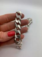 V5 Prachtige zilveren ketting gourmet schakel, Sieraden, Tassen en Uiterlijk, Kettingen, Ophalen of Verzenden, X, Zilver, Zilver