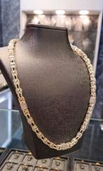 Mooie Magnum Zilveren ketting 925  8.6mm breed 60cm lang