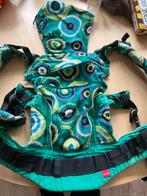 Manduca Draagzak - Groen met print, Kinderen en Baby's, Babydragers en Draagdoeken, Overige merken, Gebruikt, Buik of Rug, Ophalen of Verzenden