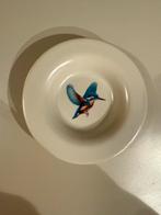 Vintage IKEA grijs beige bordje schaaltje vliegende ijsvogel, Antiek en Kunst, Ophalen of Verzenden