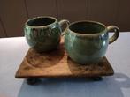 Dille en Kamille 2 mokken, Ophalen of Verzenden, Zo goed als nieuw, Aardewerk