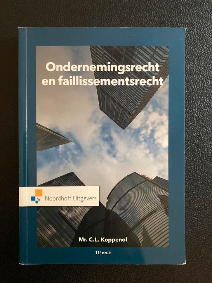 C.L. Koppenol - Ondernemingsrecht en faillissementsrecht, Boeken, Wetenschap, Zo goed als nieuw, Sociale wetenschap, Ophalen of Verzenden