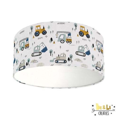 Plafondlamp Werkvoertuigen Little Dreamzzz, Kinderen en Baby's, Kinderkamer | Inrichting en Decoratie, Nieuw, Lamp, Ophalen of Verzenden