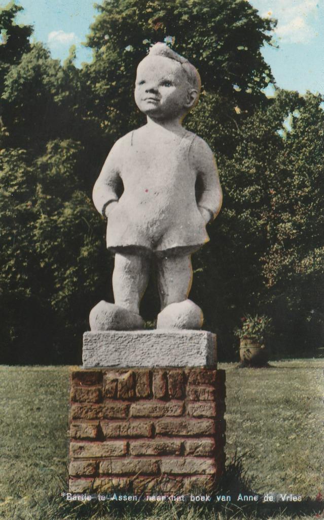 ASSEN Bartje kl.f., Verzamelen, Ansichtkaarten | Nederland, Ongelopen, Drenthe, 1940 tot 1960, Verzenden