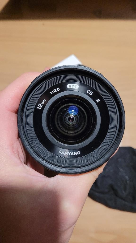 Samyang 12mm F/2.0 NCS CS Sony E Zwart, Audio, Tv en Foto, Fotografie | Lenzen en Objectieven, Ophalen of Verzenden, Zo goed als nieuw