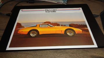 Folder CHEVROLET CORVETTE beschikbaar voor biedingen