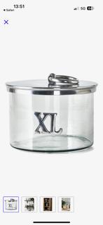 riviera maison voorraadpot xl, Ophalen, Zo goed als nieuw, Glas, Pot, Bus of Blik
