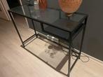IKEA VITTSJÖ tafel - Zwartbruin/Glas, Huis en Inrichting, Ophalen, Zo goed als nieuw