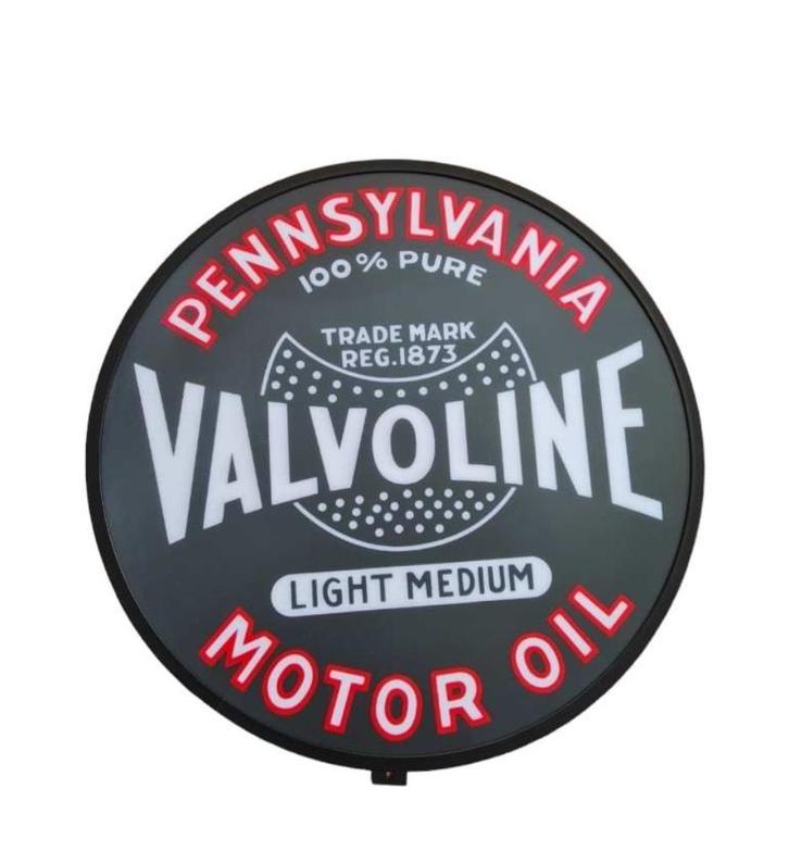 Valvoline oil USA licht reclame decoratie verlichting lamp, Verzamelen, Merken en Reclamevoorwerpen, Nieuw, Lichtbak of (neon) lamp