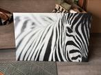 Zebra canvas IKEA 78 x 120 cm, Ophalen of Verzenden, Zo goed als nieuw, Schilderij, 100 tot 125 cm