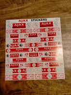 Ajax Amsterdam voetbal logo stickervel sticker club Arena 2, Verzenden, Zo goed als nieuw, Sport