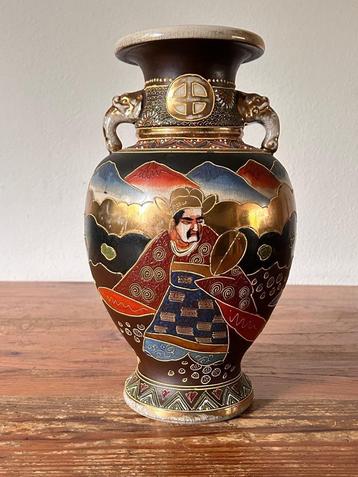 Vaas / bloemenvaas - porselein - Satsuma - gemerkt beschikbaar voor biedingen