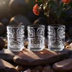 Glas en Borrelglaasjestiki shot glazen - Shot glas - Tiki ba, Cave & Garden, Verzenden, Nieuw, Kouwe Hoek 1B, Waddinxveen